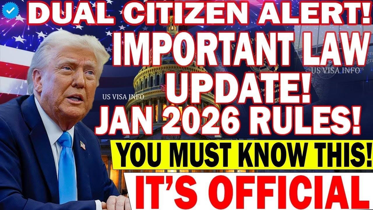 💥 JUST APPROVED  Shocking U S  Immigration Law 2026 — Green Card Holders Must See! 1080p caption
