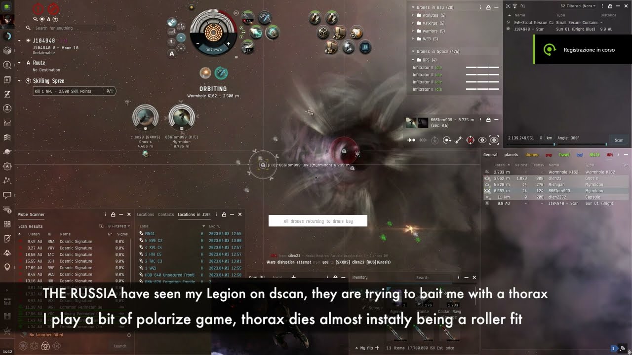 EVE Online - Wormhole Solo PvP/Small Gang PVP #2