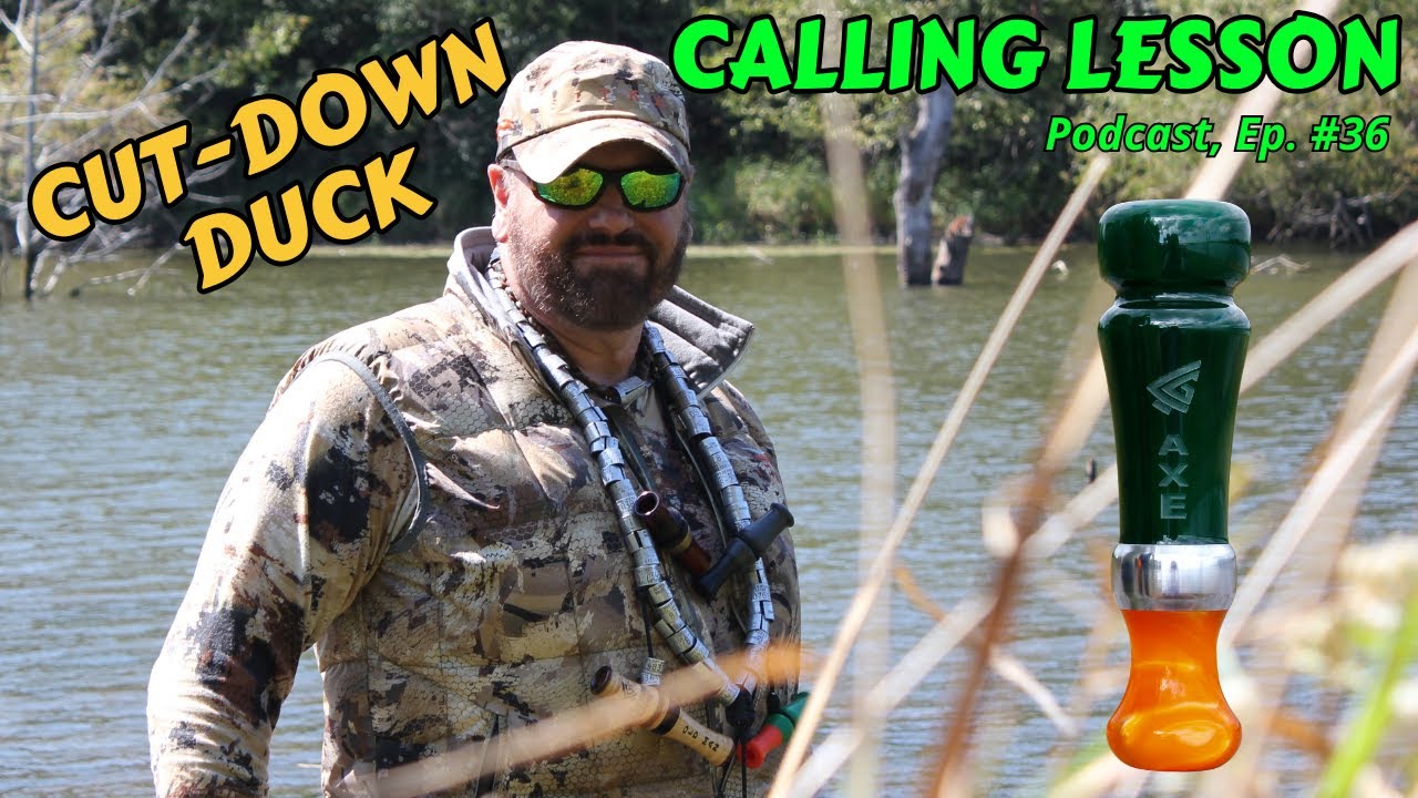 CALLING LESSON: DUCK CUT-DOWN WITH TECHNIQUES by GEORGE LYNCH #CUTDOWNCALLS #duckcalls #duckhunting