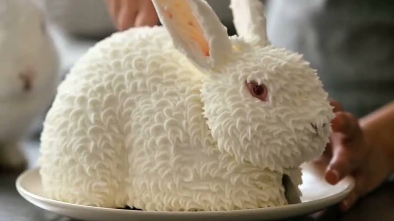 Hyper-Realistic AI Cinematic Short | Rabbit Cake Scene