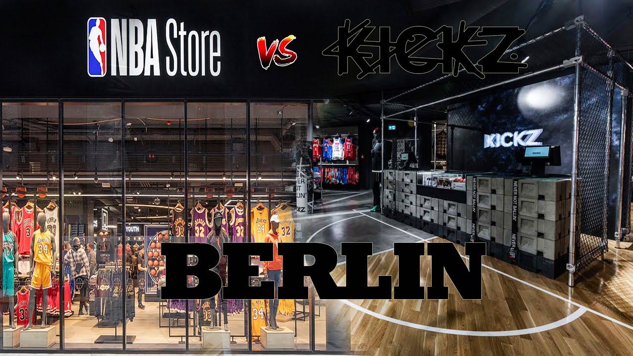 NBA Store VS Kickz Store BERLIN