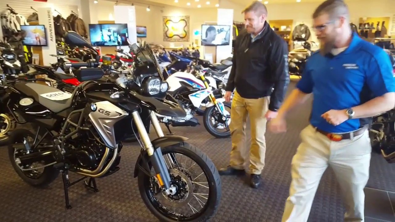 2017 BMW F800GS delivery by Nathan Jennings @ Frontline Eurosports