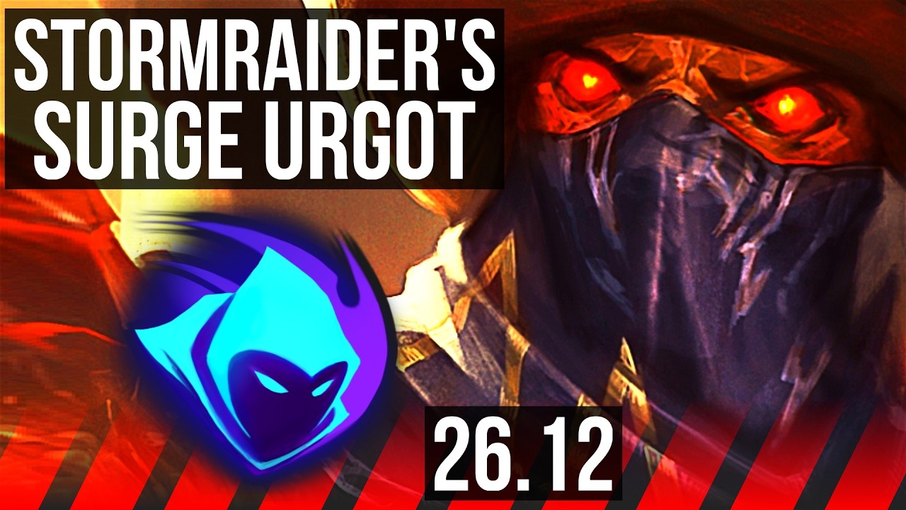 URGOT vs NASUS (TOP) | Stormraider's Surge, Good KDA: 14/2/7, 42K damage | EUW Grandmaster | 26.12