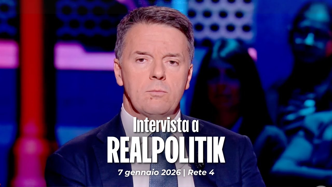 Matteo Renzi ospite a Realpolitik | 7/01/2026