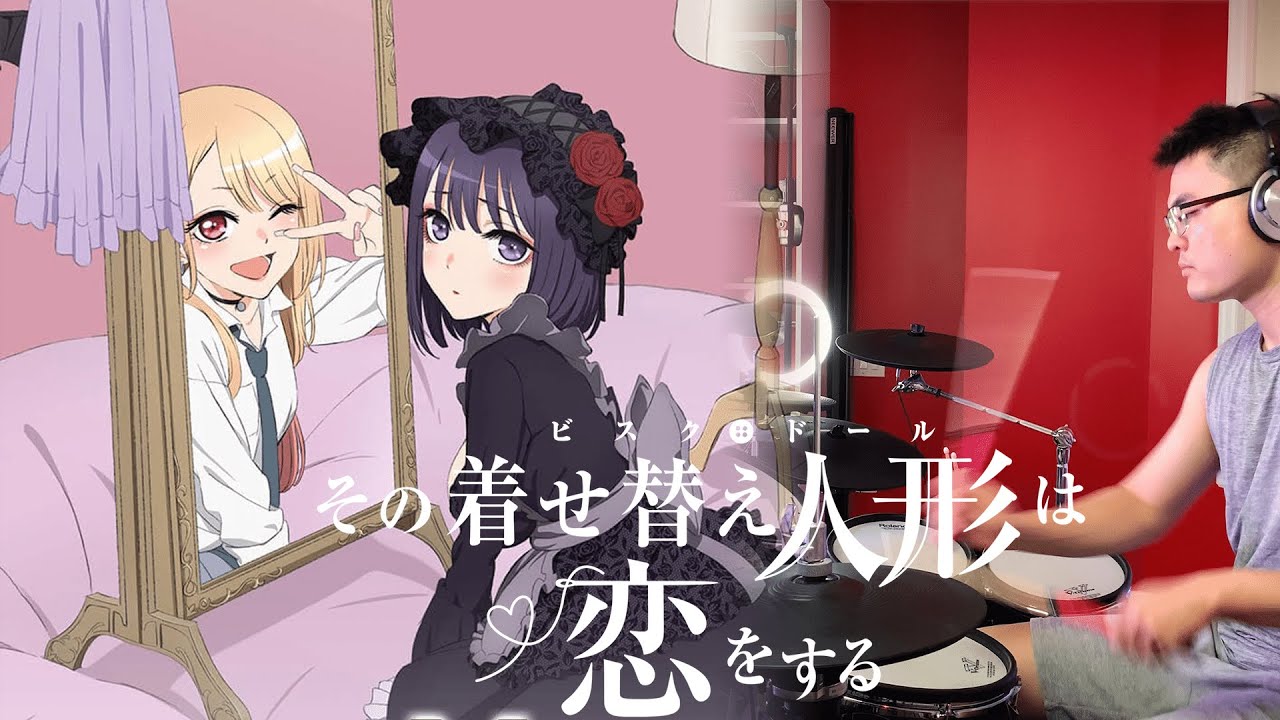 [My Dress-Up Darling] Drums that Kitagawa would enjoy | ED: Koi no Yukue 恋ノ行方 | Akase Akari あかせあかり