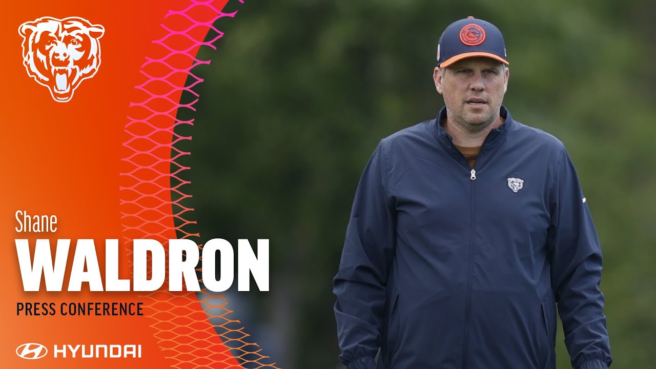 Shane Waldron on Caleb Williams' development and the beginning of Training Camp | Chicago Bears