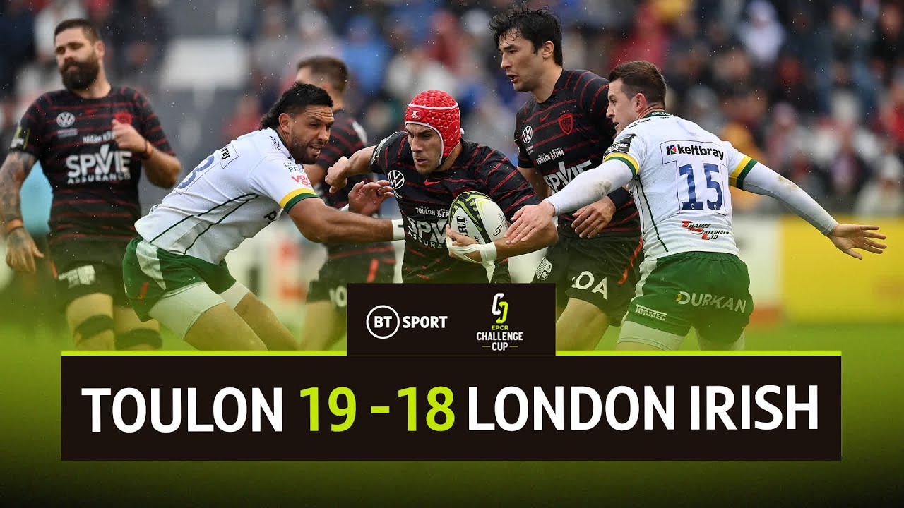Toulon vs London Irish | Must see try in tense battle in France! | Challenge Cup Highlights