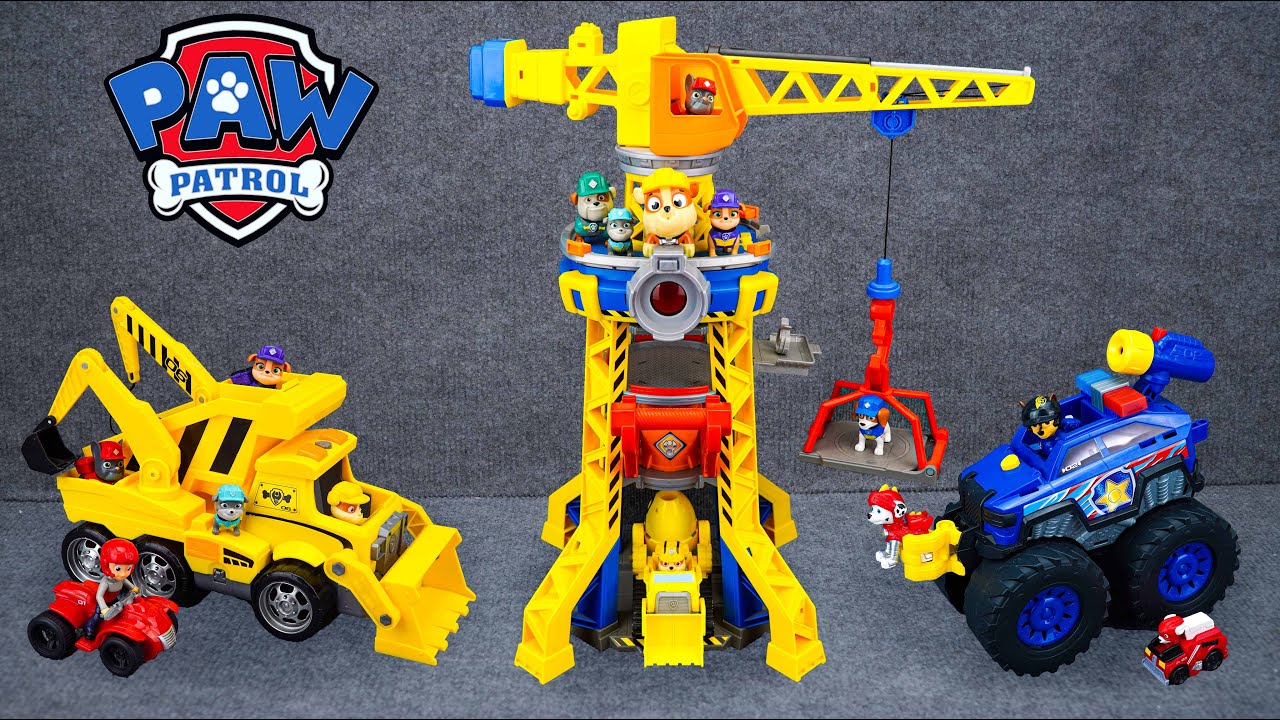 Paw Patrol Toys Unboxing Series |PAW Patrol Ultimate Construction Truck |Paw Rubble & Crew Bark Yard