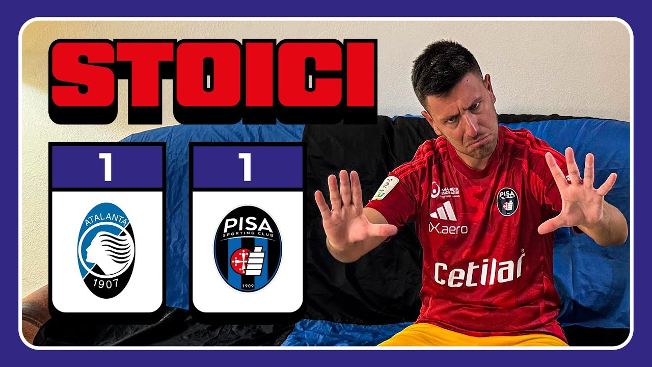 STOICI!!! Atalanta 1 - Pisa 1 LIVE REACTION pisana🖤💙