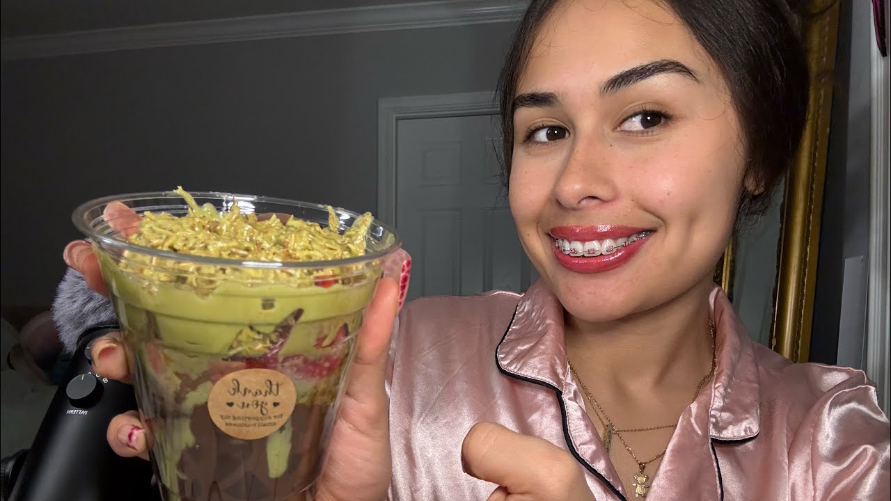 asmr : dubai strawberry cup