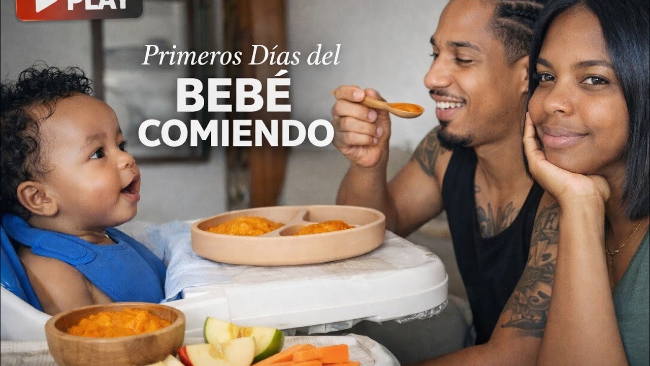 Así REACCIONÓ mi bebé al probar comida por Por primera vez  😱🍽️