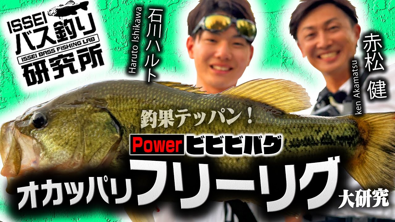 釣果鉄板！オカッパリ・フリーリグ大研究（石川ハルト＆赤松健）【イッセイISSEIバス釣り研究所】】