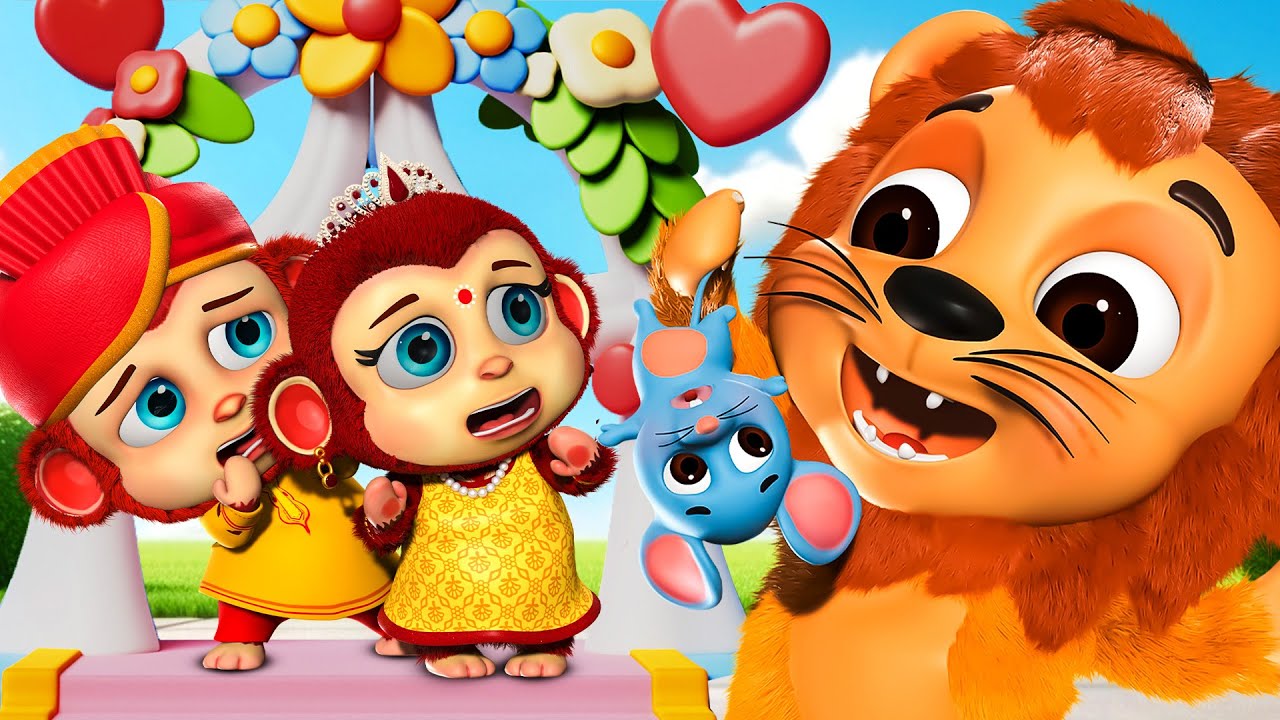 Bandar Ki Shaadi Hai | Bandar ki sasural | Hindi Rhymes for Children | Jugnu kids