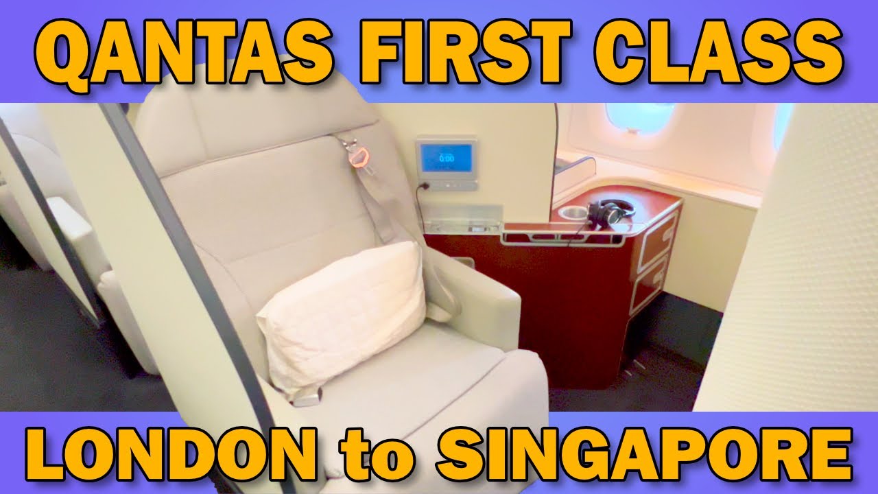 I Flew Qantas First Class To Singapore!