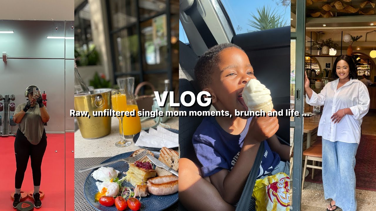 #vlog | raw, unfiltered single mom moments, brunch and life | #southafricanyoutuber