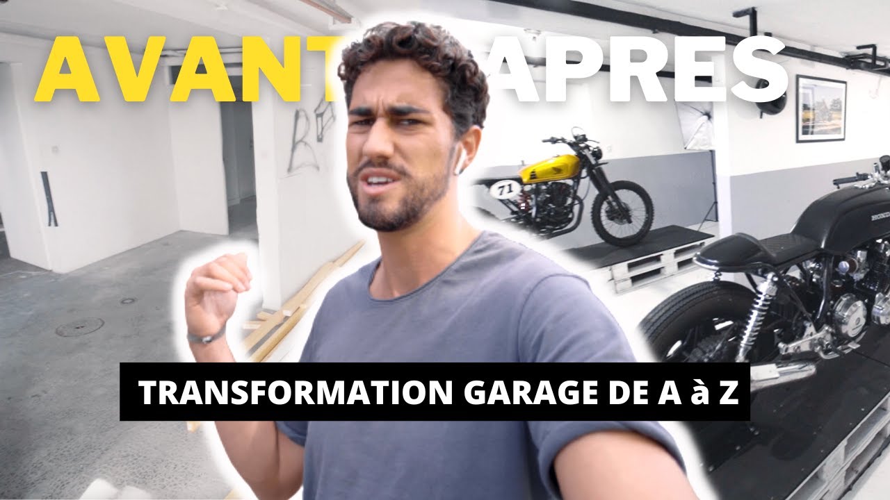 Comment j'ai transformé un vieux garage en atelier Caféracer/Scrambler (RESULTAT IMPRESSIONNANT !)