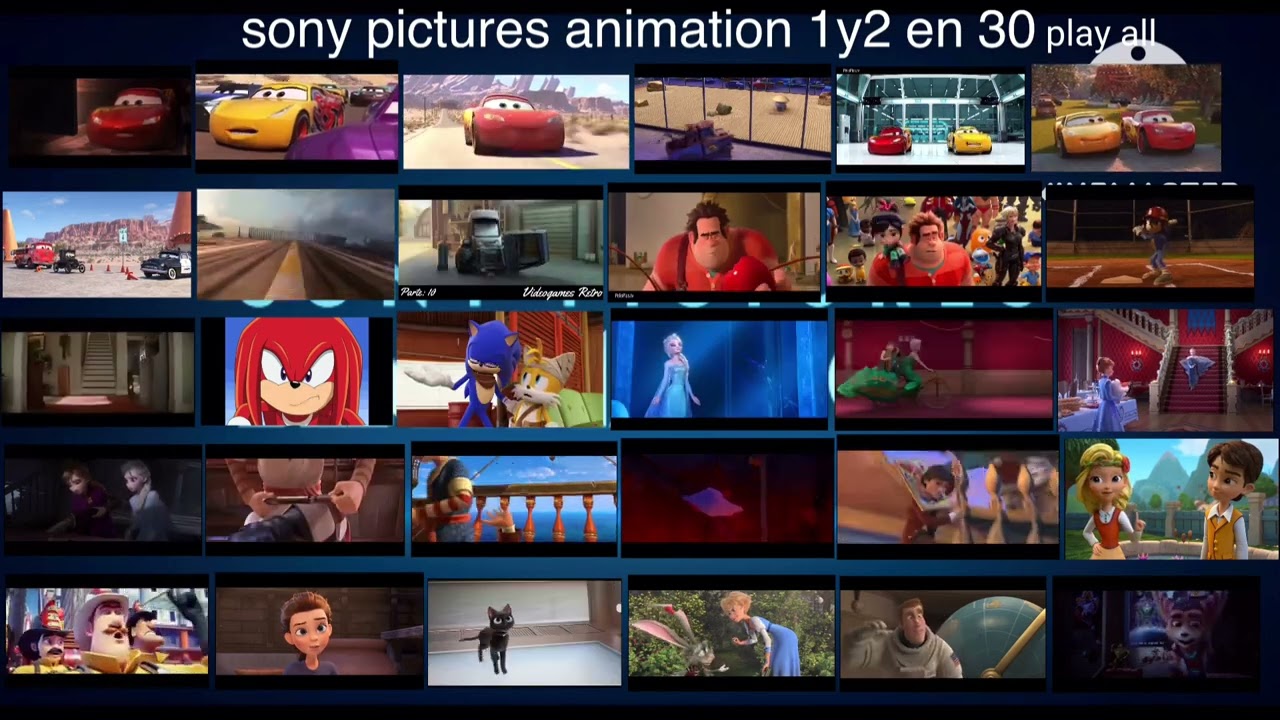 sony pictures animation 1y2 en 30 dvd menu pirata 2022