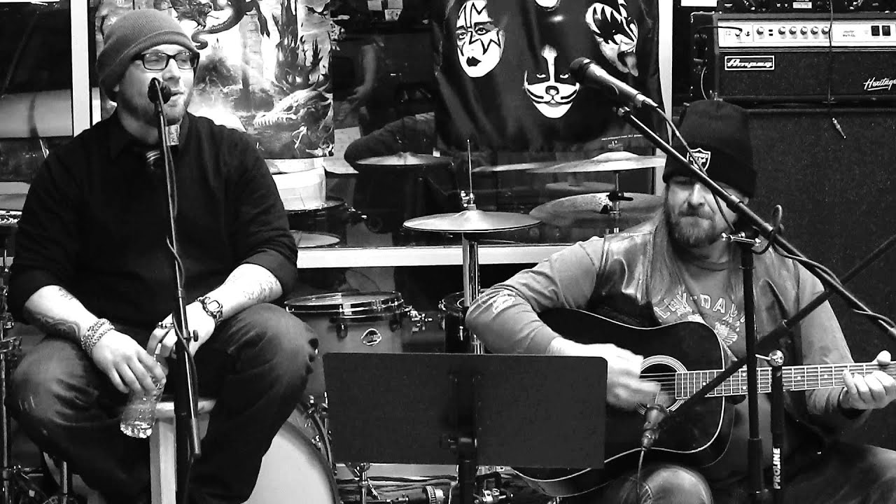 Wes Robertson & Kurt Sallis [At War's End] Hey Jude [acoustic] (black & white)