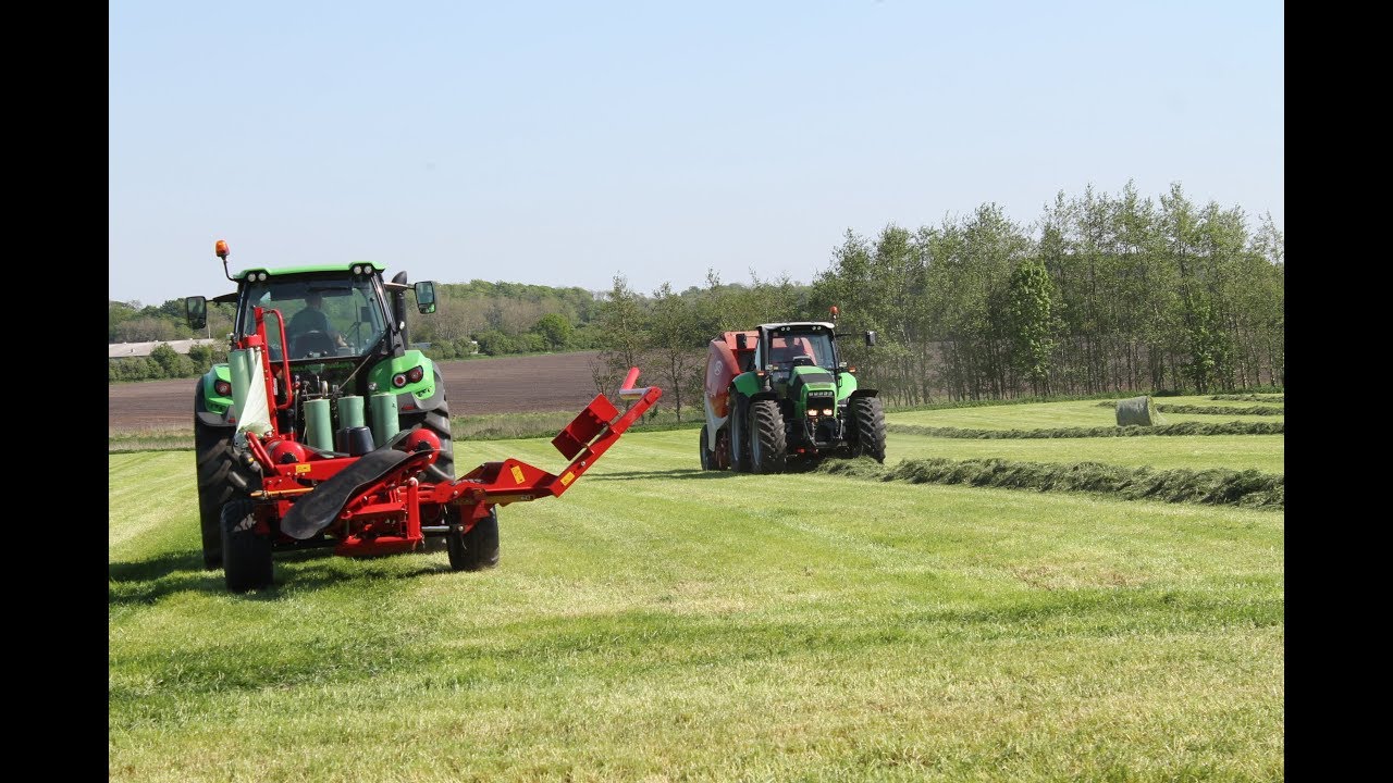 1st Cut Silage 18 | Deutz 7210 | 2 x Deutz 6175 | Fella | Lely