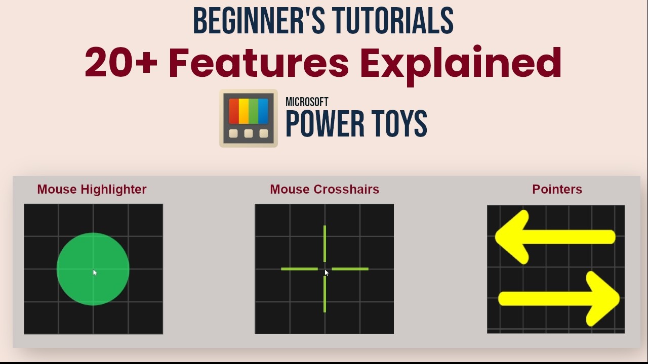 Microsoft PowerToys for Beginners | 20+ Tools Explained | Best Free Tools to make Windows Better