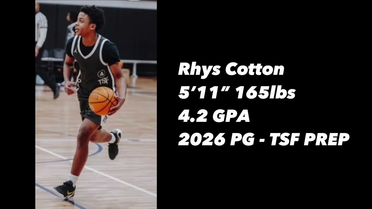 Rhys Cotton - 2026 PG - 4.2 GPA