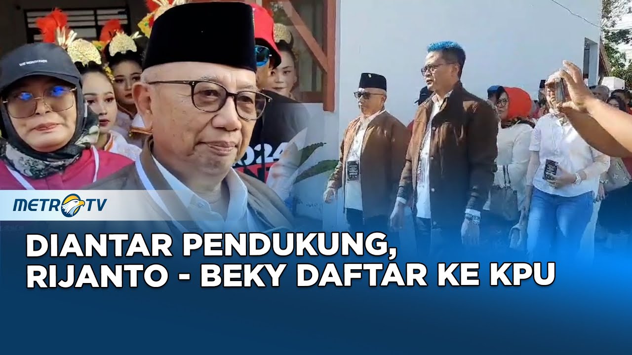 Paslon Rijanto   Beky Daftar ke KPU Kabupaten Blitar