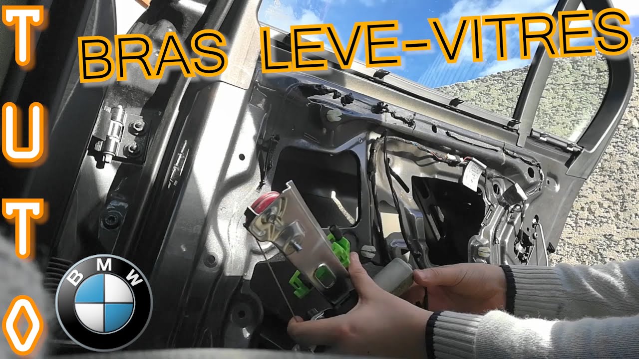 TUTO | Remplacement BRAS LEVE-VITRE BMW (mécanisme) 