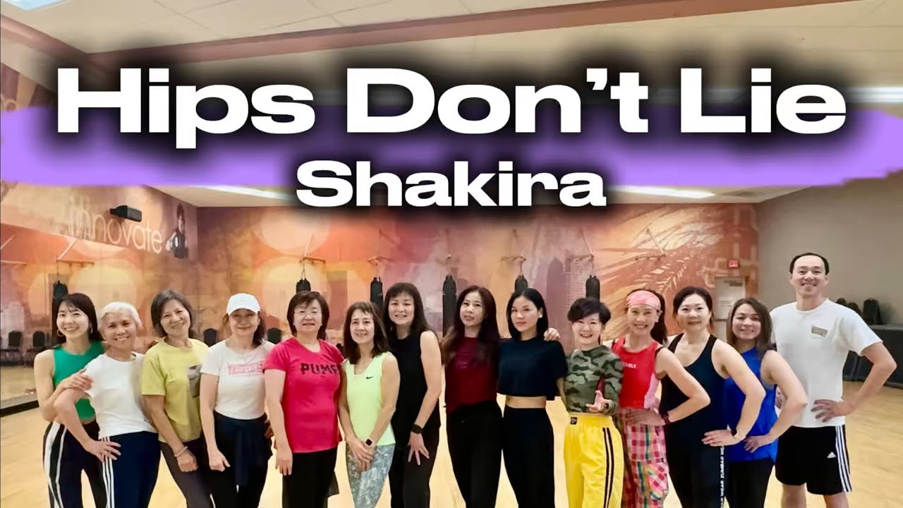 Hips don’t lie | Shakira ( feat. Wycleaf Jean) | Zumba | Pop | Easy dance #zumbaworkout #줌바 #다이어트댄스