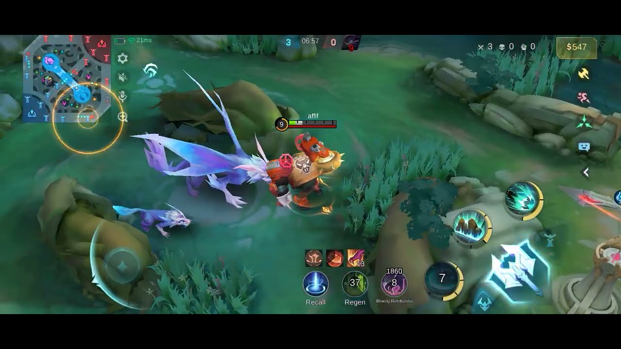 Grook Dek Shanum Diajak By one Cyclops DarkSysteem 😱 || Mobile Legend bang bang 