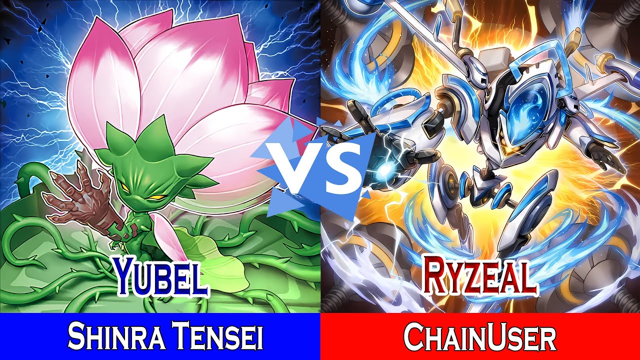 Yubel Fiendsmith Vs  Ryzeal Sky Striker || Shinra Tensei Vs ChainUser || High Rated - Dueling Book