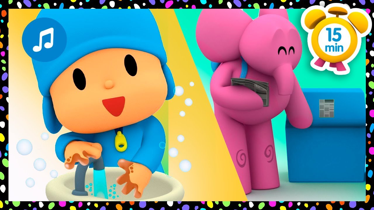 🤗 Good manners + More Nursery Rhymes & Kids Songs [ 15 minutes ] | Pocoyo
