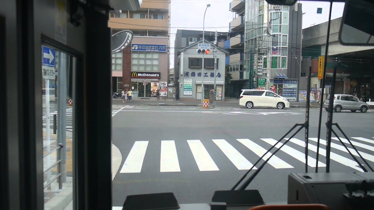 【前面展望】新横浜駅～新羽駅～綱島駅【東急バス綱72系統】