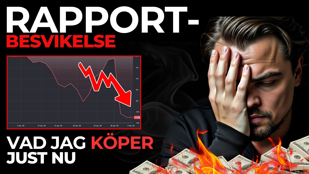Stora Rörelser: Microsoft Faller Hårt + Trump Sänker Försäkringsaktier – Mina 2 Nya Aktieköp! 🤔