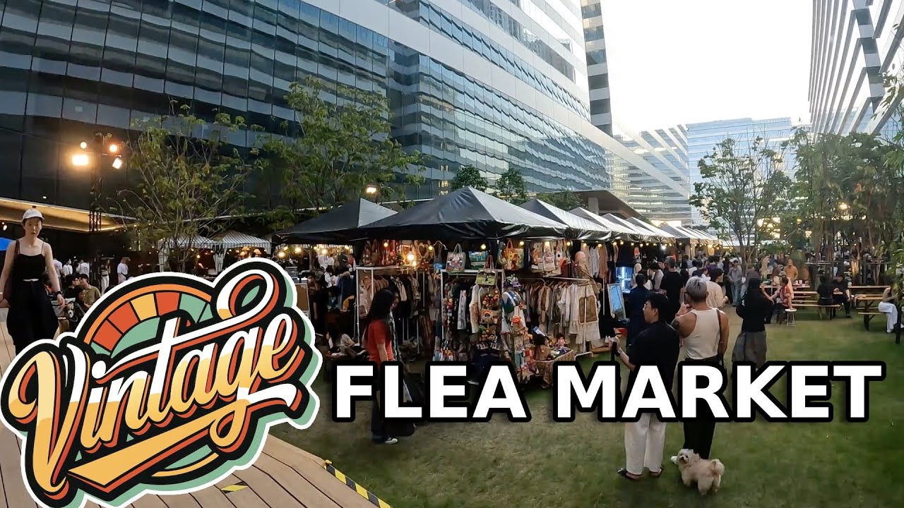VINTAGE Flea Market in BANGKOK, Thailand