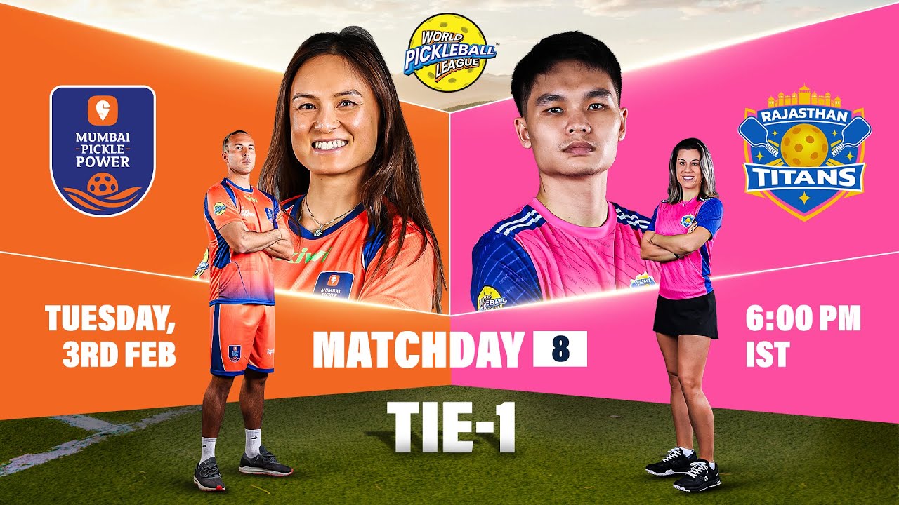 Bengaluru vs Jaipur | World Pickleball League Season 2 | Day 9 Tie 1