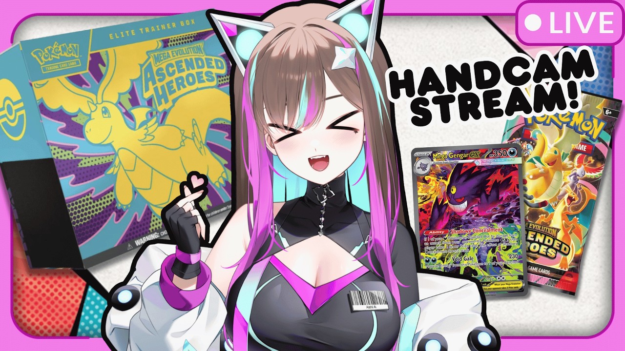 【Handcam】Opening the NEW Pokemon Ascended Heroes ETB!