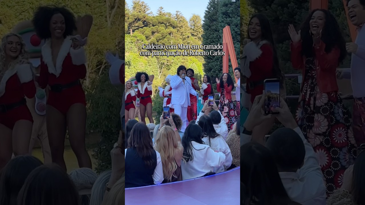 ROBERTO CARLOS NO CALDEIR&Atilde;O COM MION NO LAGO NEGRO, EM GRAMADO/RS