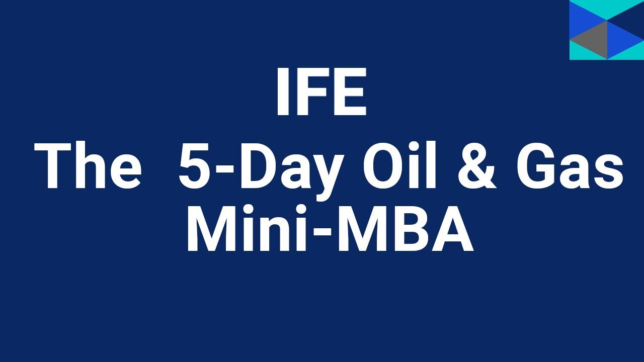 The 5-Day Oil & Gas Mini-MBA training course
