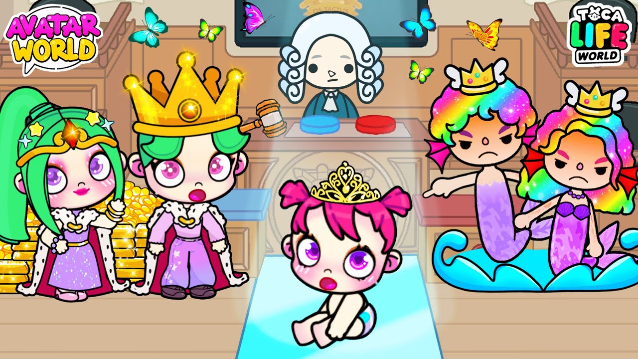J'ai Été Adopté Par La Famille Royale Dans Avatar World | Histoire Toca Life | Toca Boca