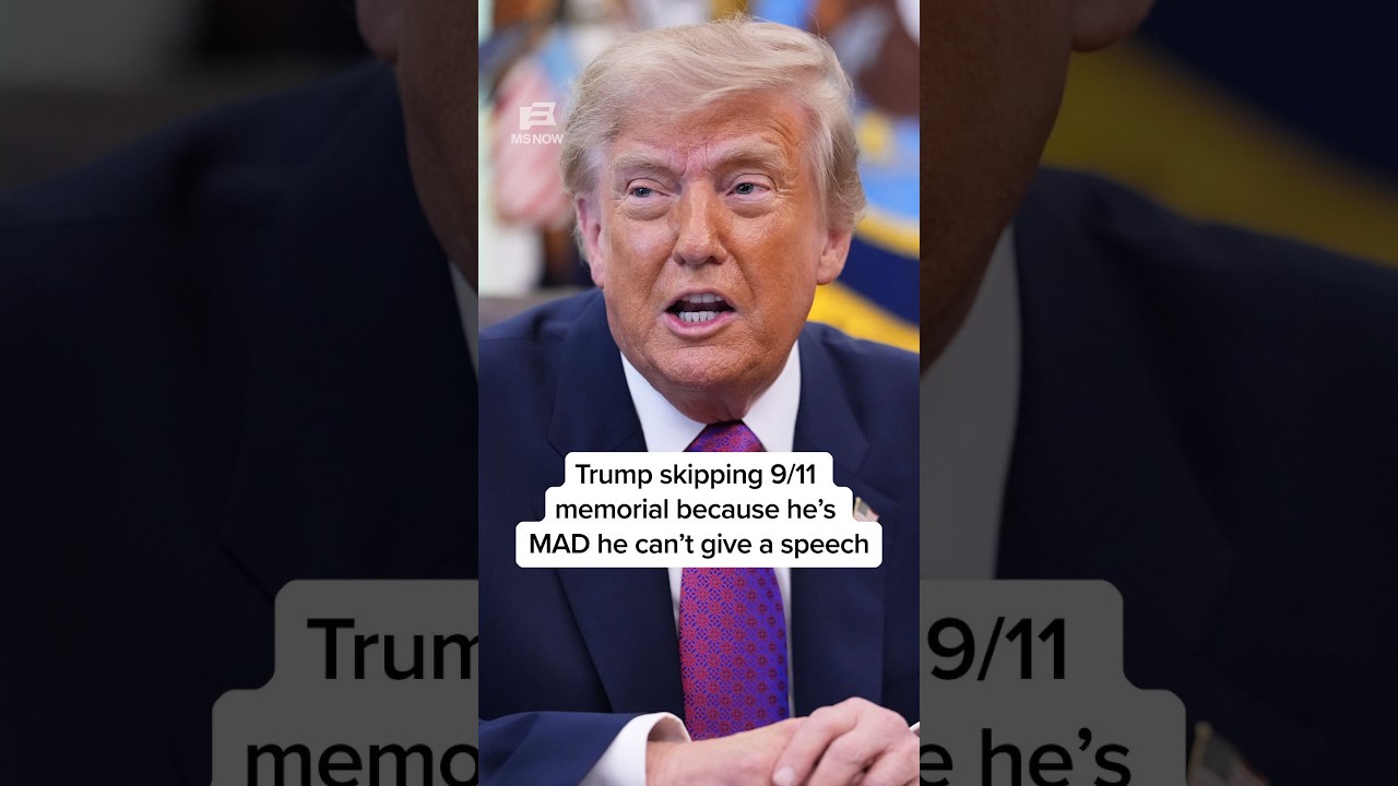 Trump skipping 9/11 memorial because he's MAD he can&rsquo;t give a speech