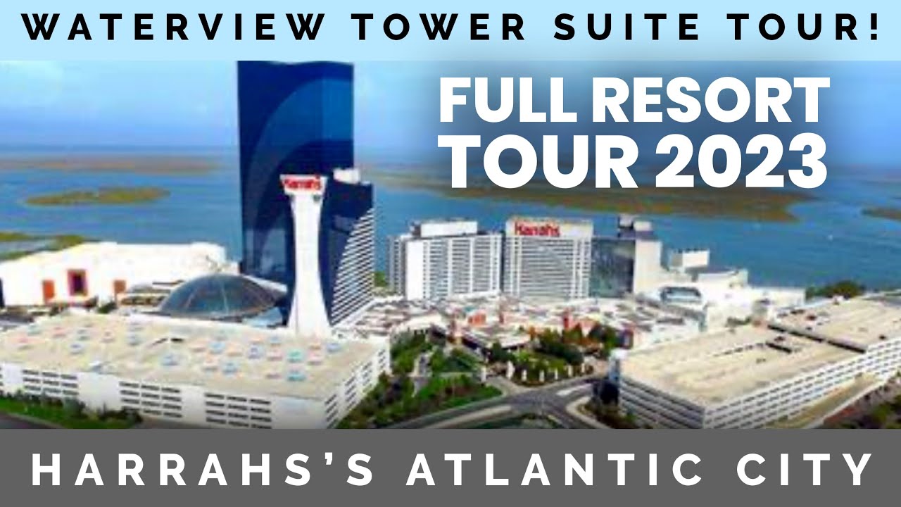 Harrah's Atlantic City NJ Full Resort Tour Waterfront tower suite