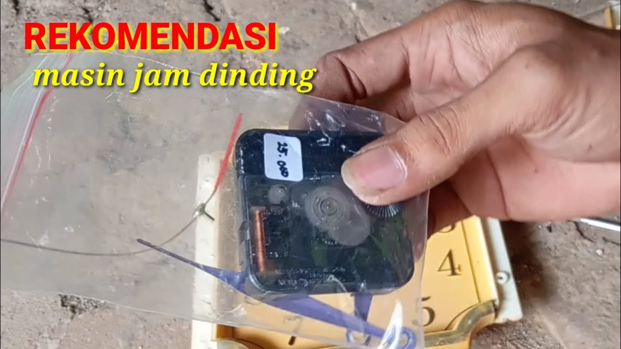 Mesin jam dinding yang bagus👍🏻 awet baterei nya✔️