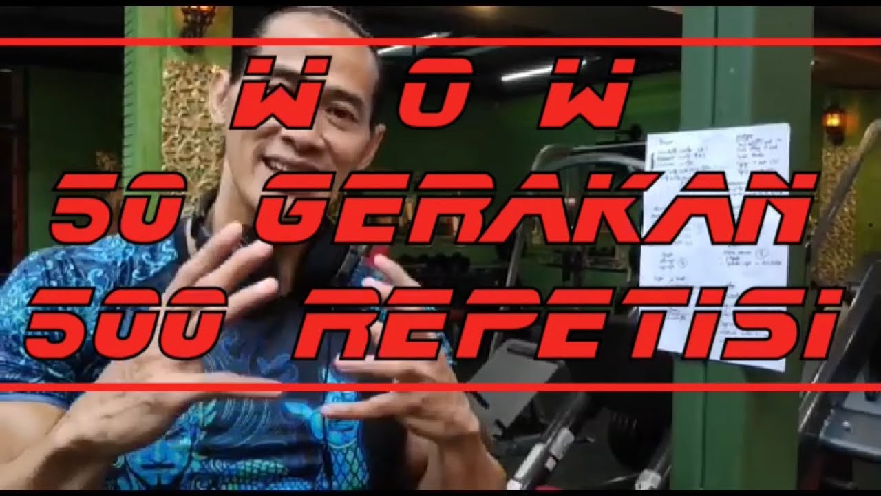 50 th 500 repetisi 50 variasi dumbell