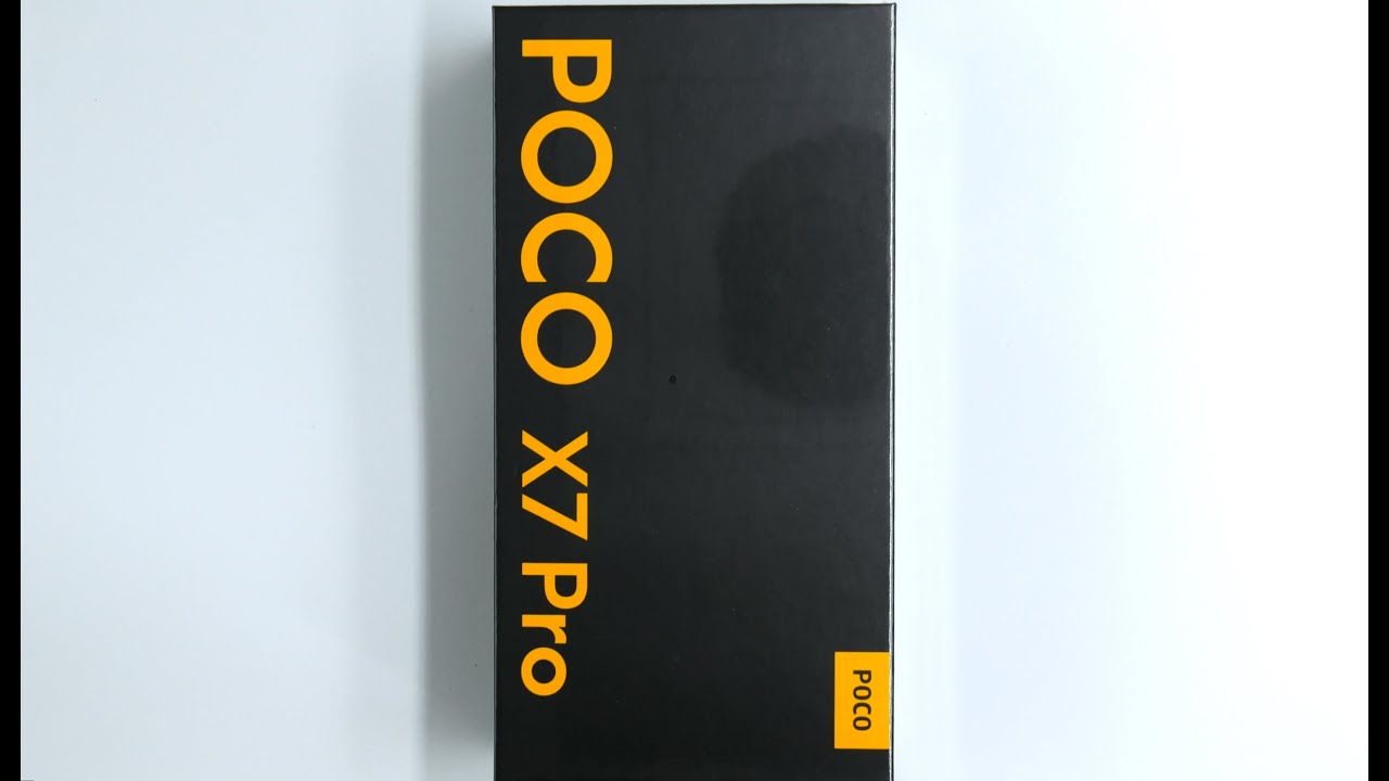 Xiaomi POCO X7 Pro UNBOXING, NEW 2025 Flagship Beast, 6000 mAh, Vegan Leather, Yellow, UK!