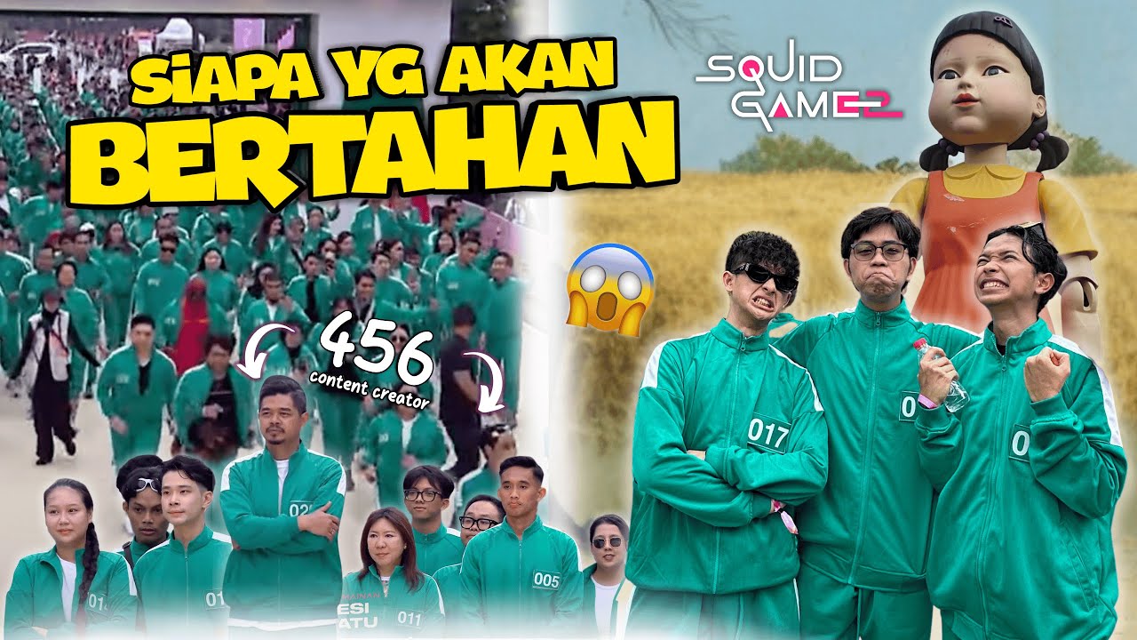 KITA IKUT MAIN SQUID GAME😨‼️