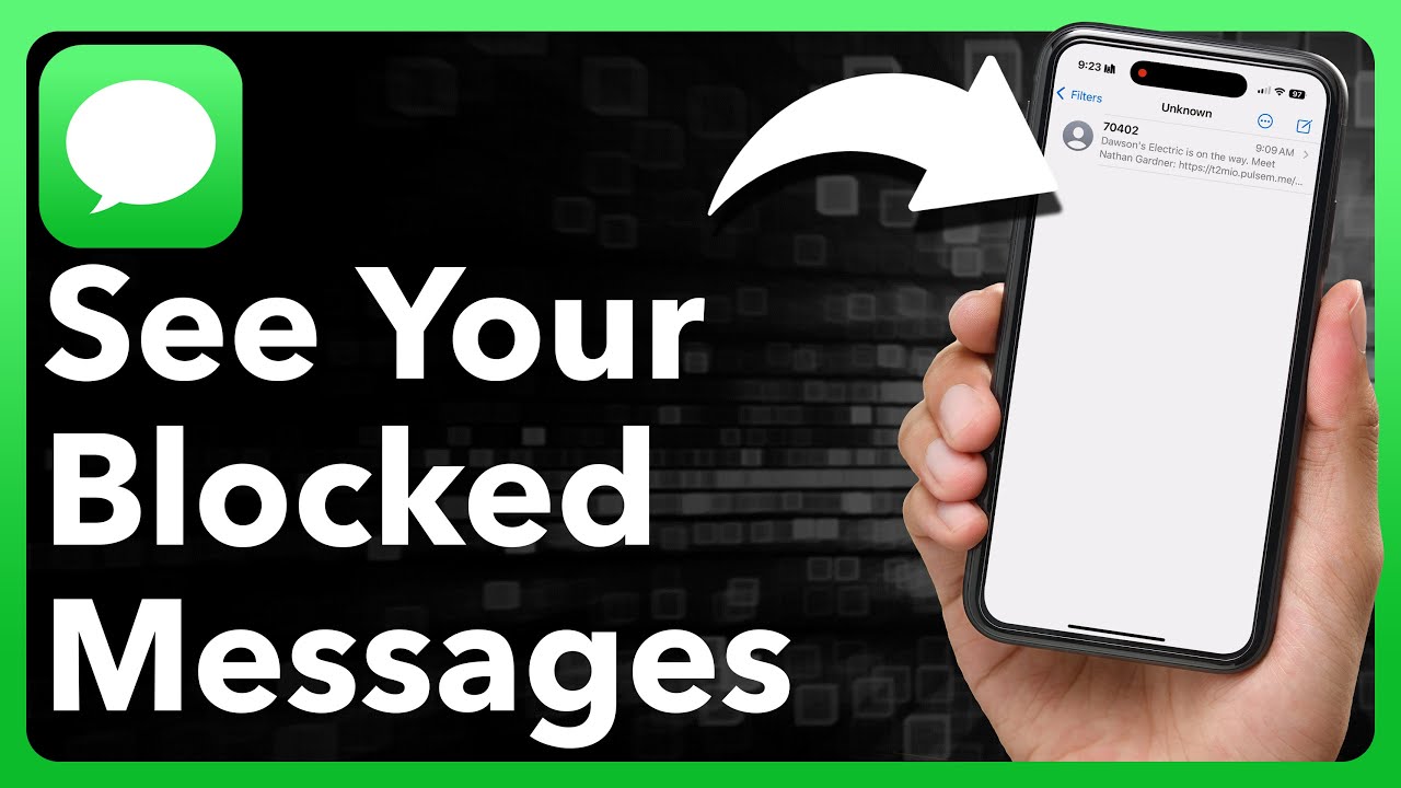 How To See Blocked Messages On iPhone