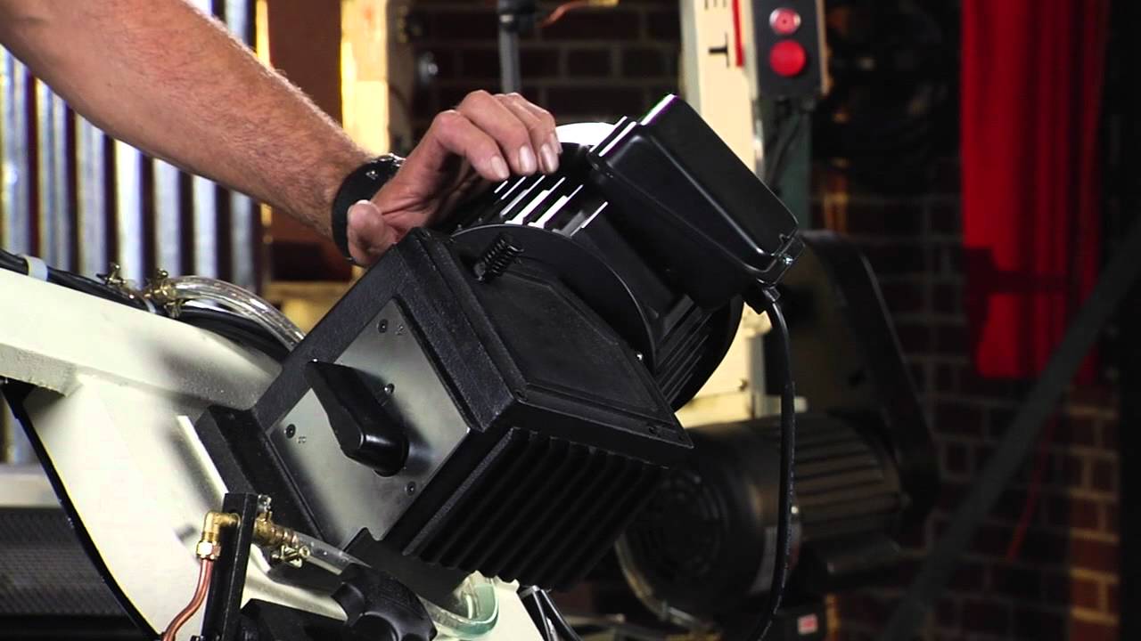 JET Mitering Horizontal Bandsaw Metalworking Demo