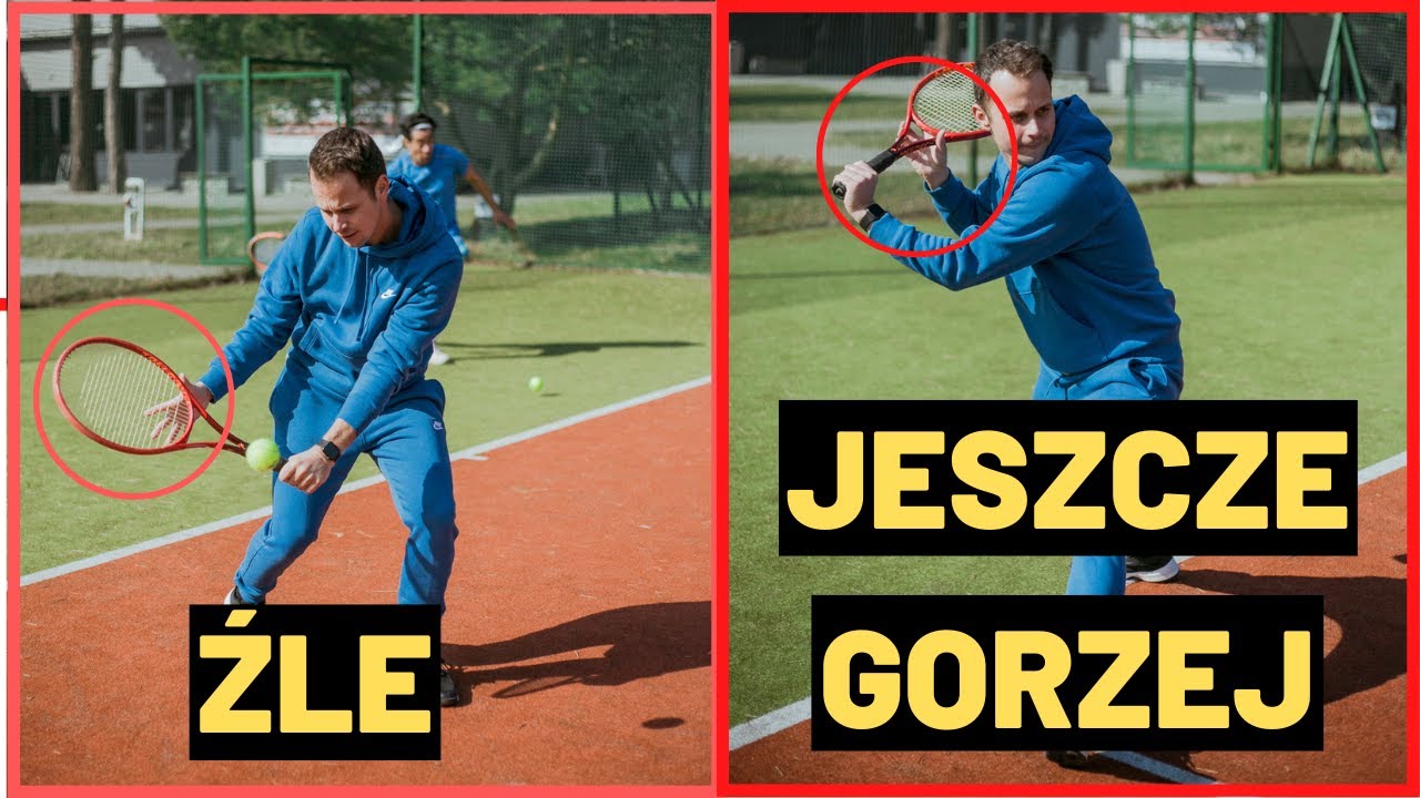 SLAJS (SLICE). 5 NAJCZĘSTSZYCH BŁĘDÓW  I JAK JE POPRAWIĆ? | NAUKA TENISA