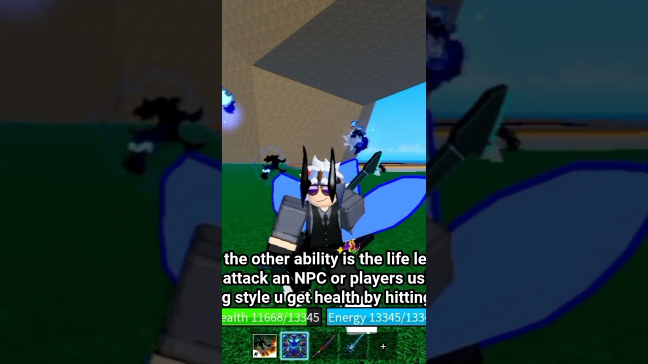 Ghoul V3 showcase and its all  buffs.#Blox fruit