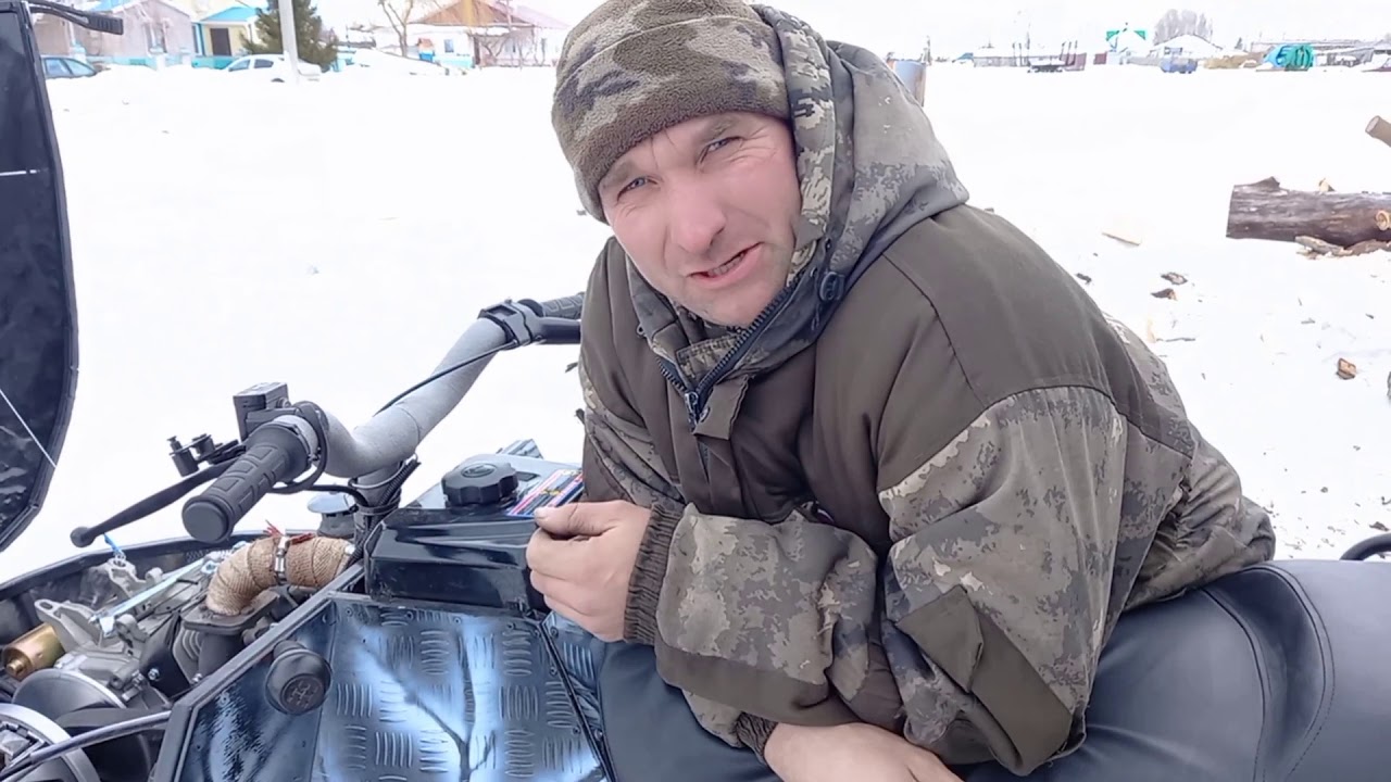 Самодельный снегоход. Хантер 500. Подробный обзор.